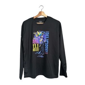 RunDisney Wine and Dine half marathon men’s medium long sleeve shirt black 2021